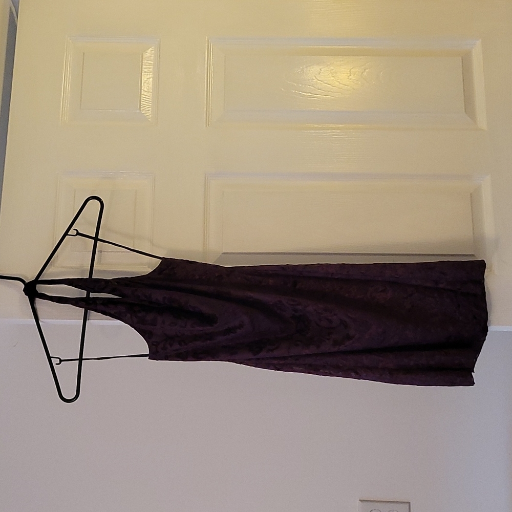 Purple mini dress